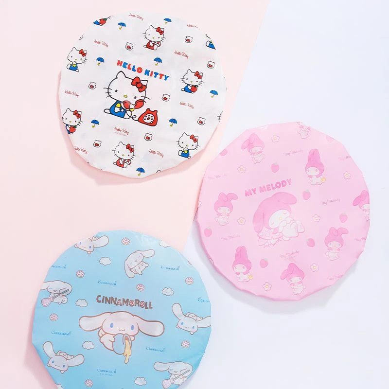 Swim Cap Silicone - Hello Kitty Sevimli Silikon Yüzme Bonesi