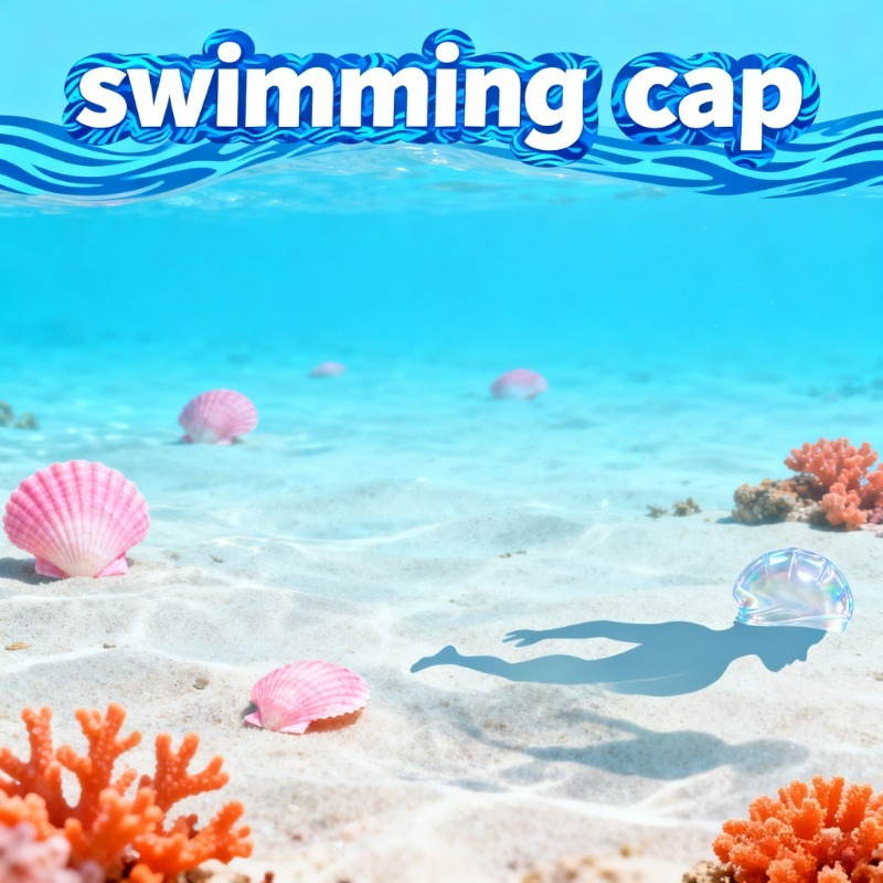 Swim Cap Silicone - Rahat Çocuklar Yüzme Kap Silikon Malzeme