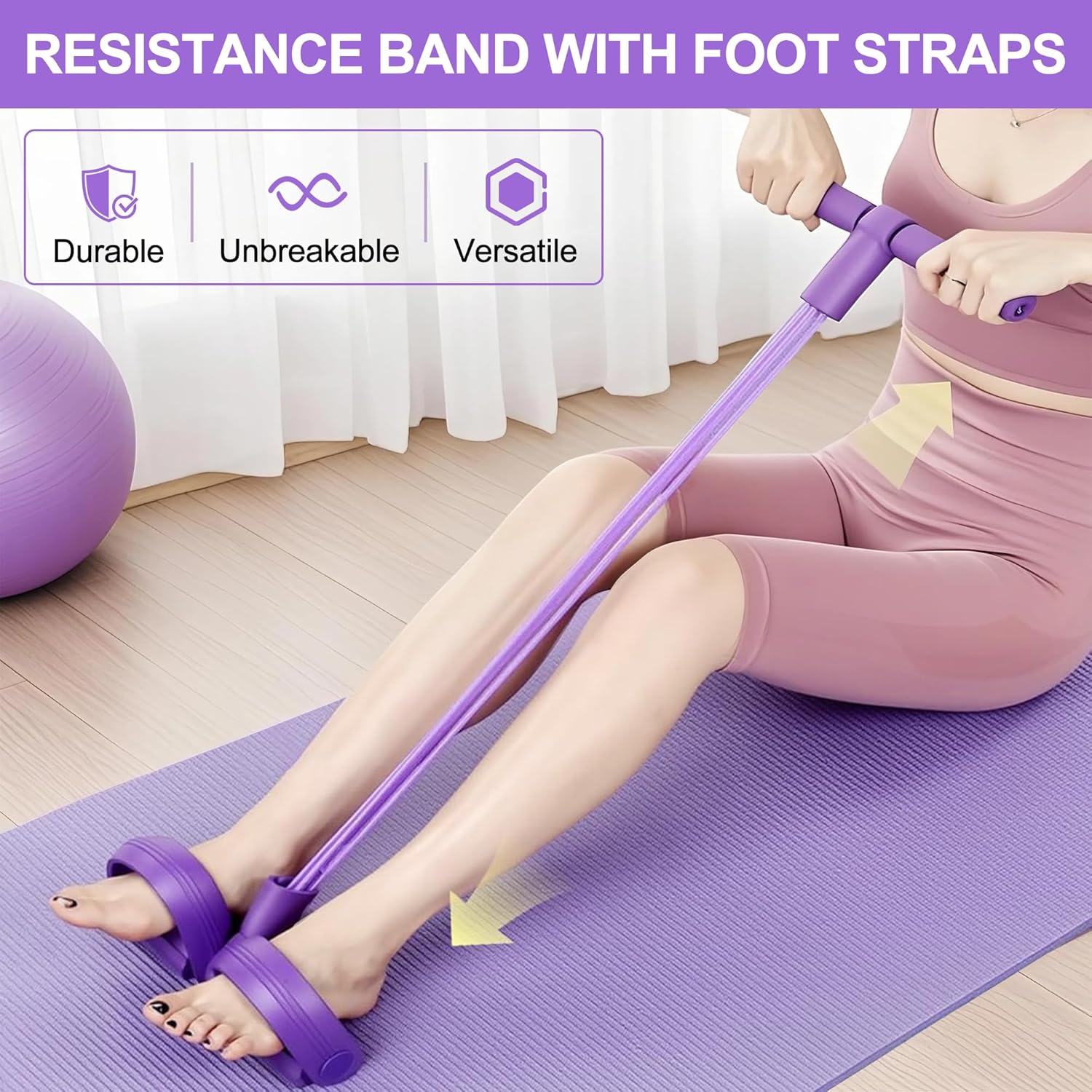 Sports Equipment Near Me - 4 tüplü pedal direnç bandı çok