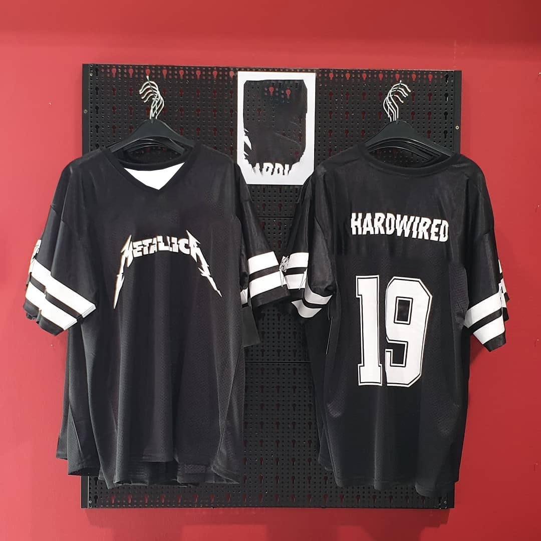 Sports Equipment Jersey - Metallica Hardwired 19 Mesh Unisex Beyzbol