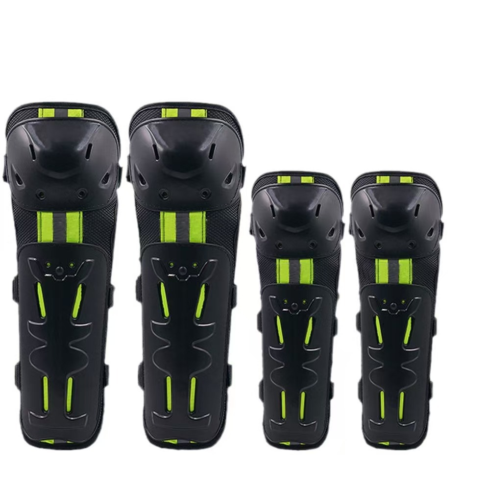 Sports Equipment Knee Support - Yeşil Kırmızı Motosiklet Dizlikleri ve Dirseklikleri