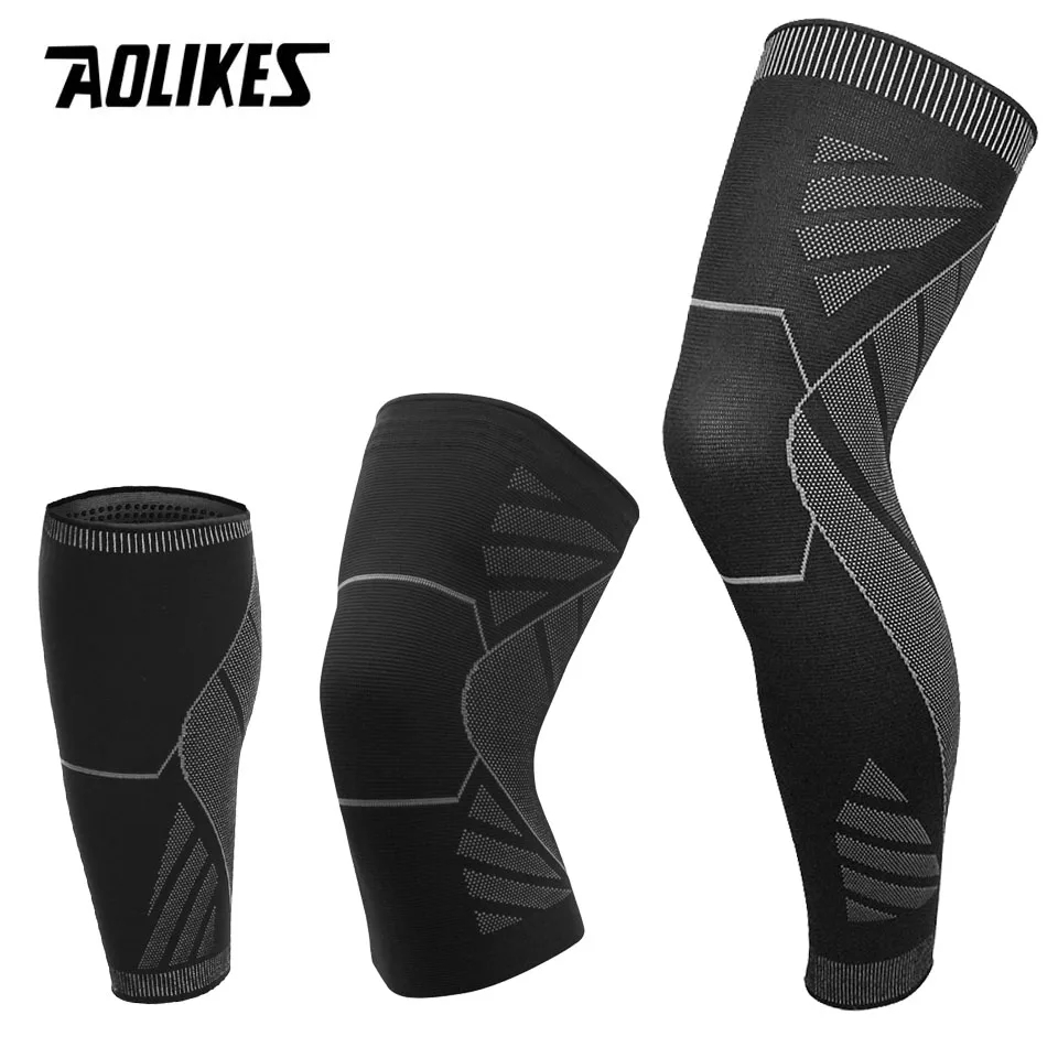 Sports Equipment Knee Support - AOLIKES 1 adet spor sıkıştırma dizlik